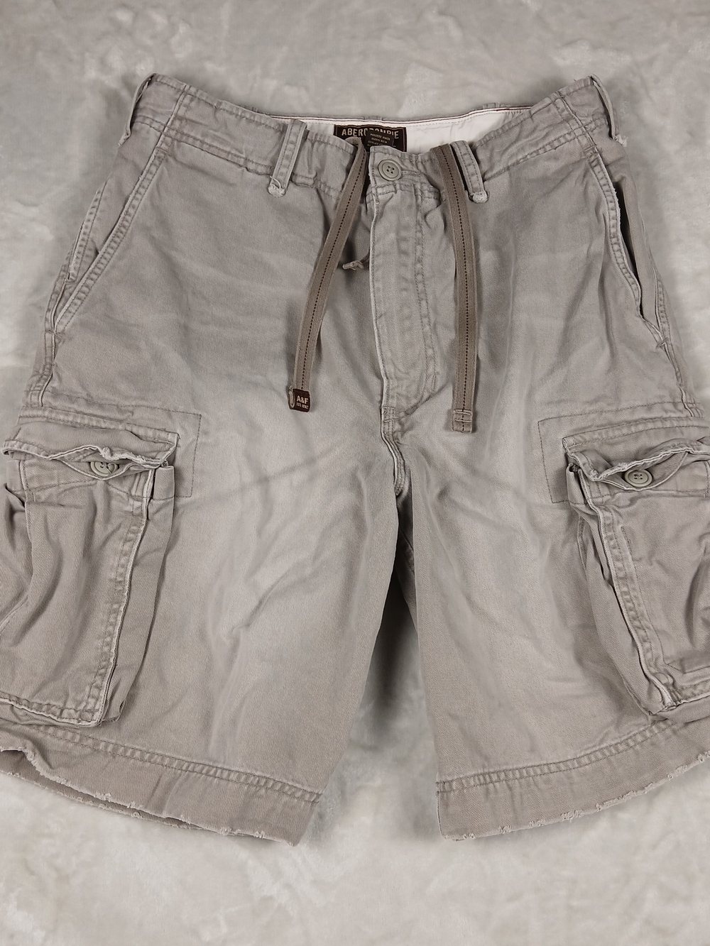 Y2K Abercrombie & Fitch Vintage Fatigues Cargo Shorts 30 Men's Distressed VTG